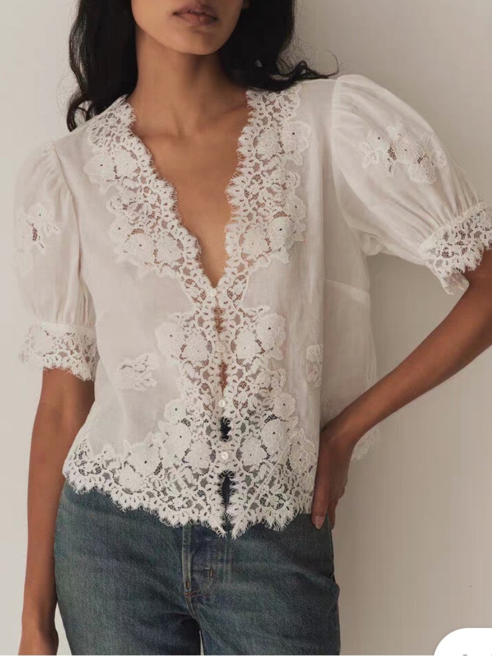 Doen - Idella top, L, NWT